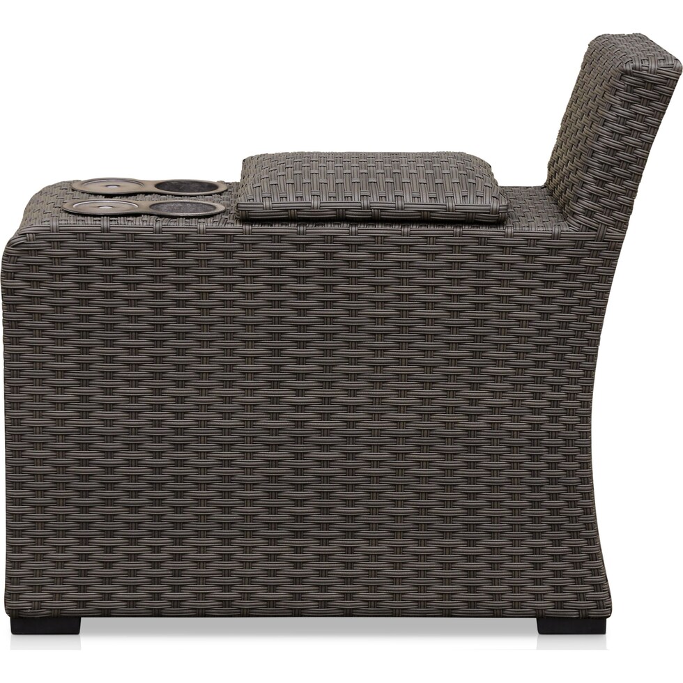 shoreline gray outdoor console   