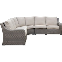 shoreline gray outdoor sectional   