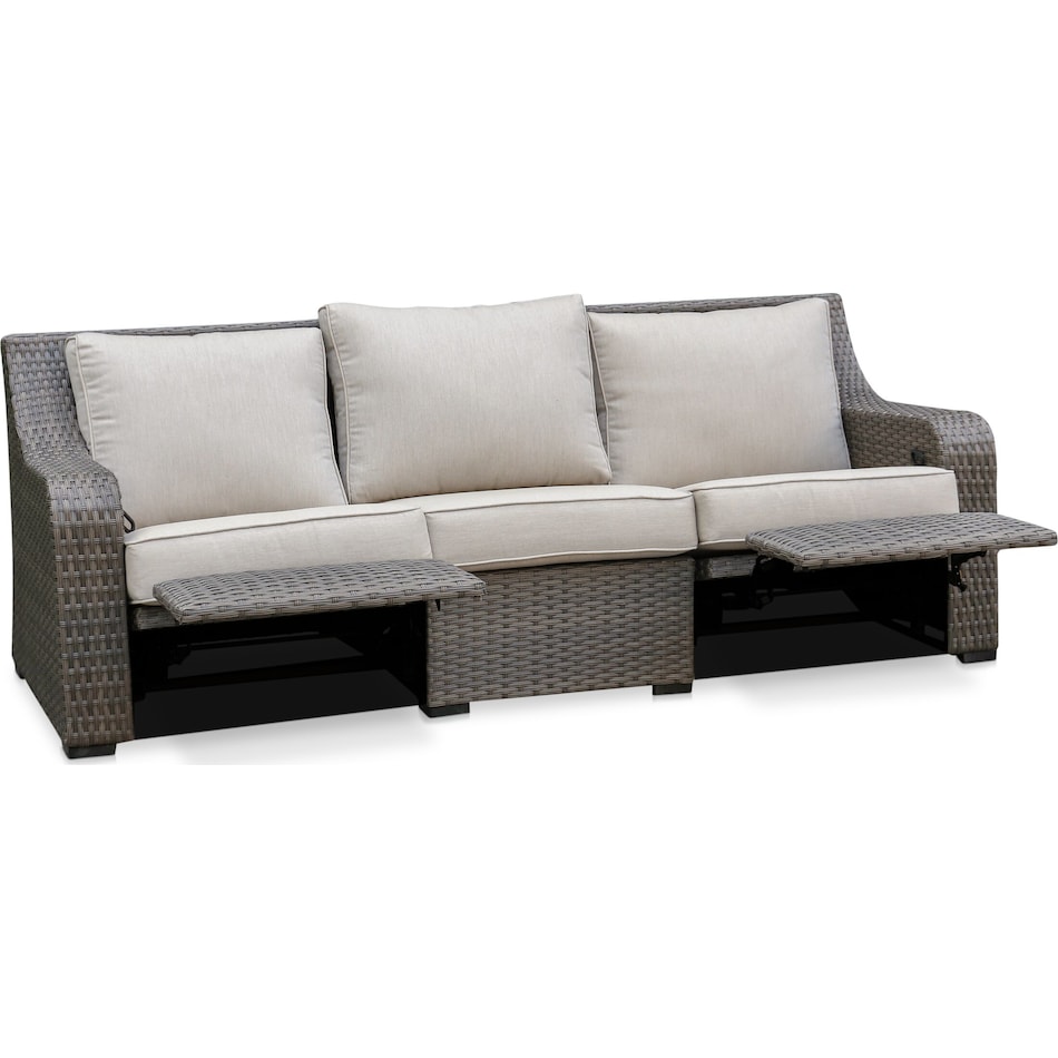 shoreline gray outdoor sofa set   