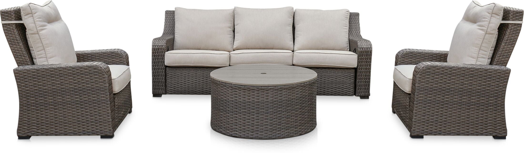 shoreline outdoor reclining sofa