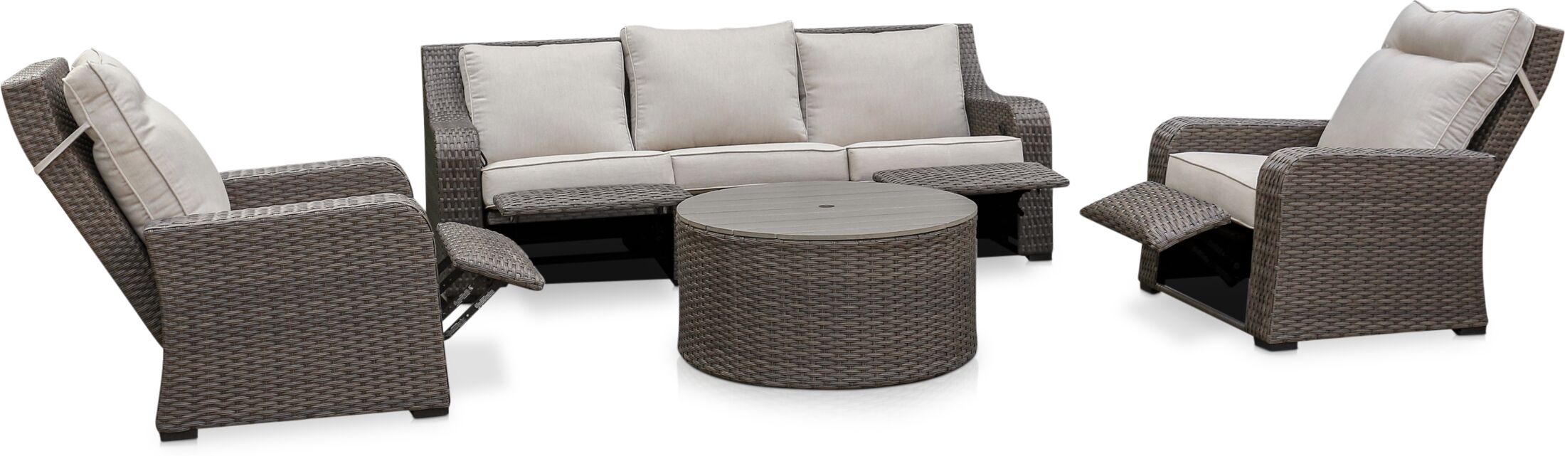 outdoor reclining couch