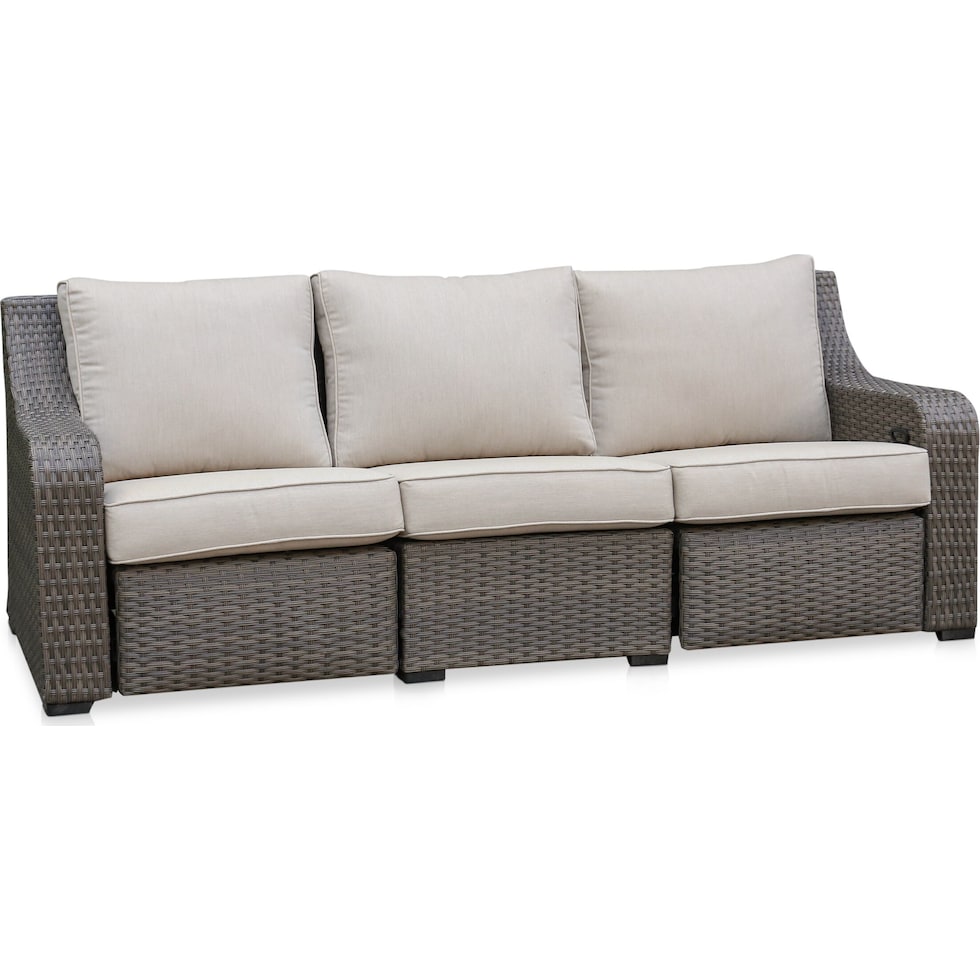 shoreline gray outdoor sofa   