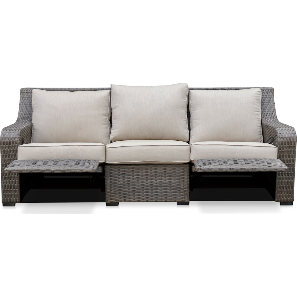 shoreline gray outdoor sofa   