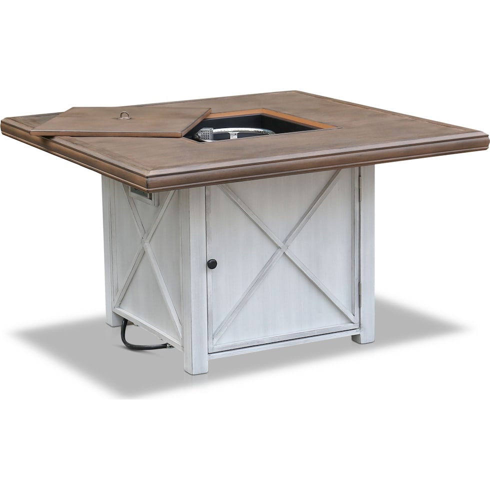 shoreline pecan outdoor chair set   