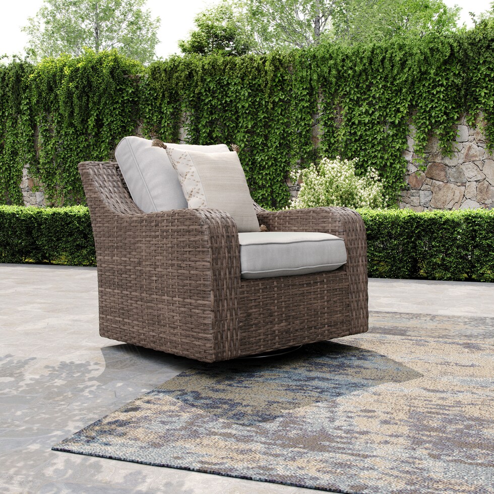 shoreline pecan outdoor chair   
