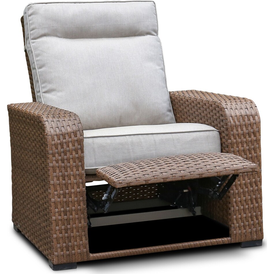 shoreline pecan outdoor chair   