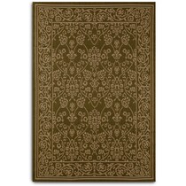 shrub green outdoor area rug   