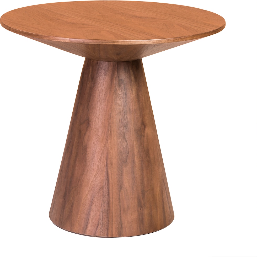 sianna dark brown side table   