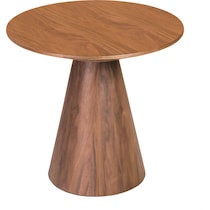 sianna dark brown side table   