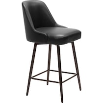 siara black counter height stool   