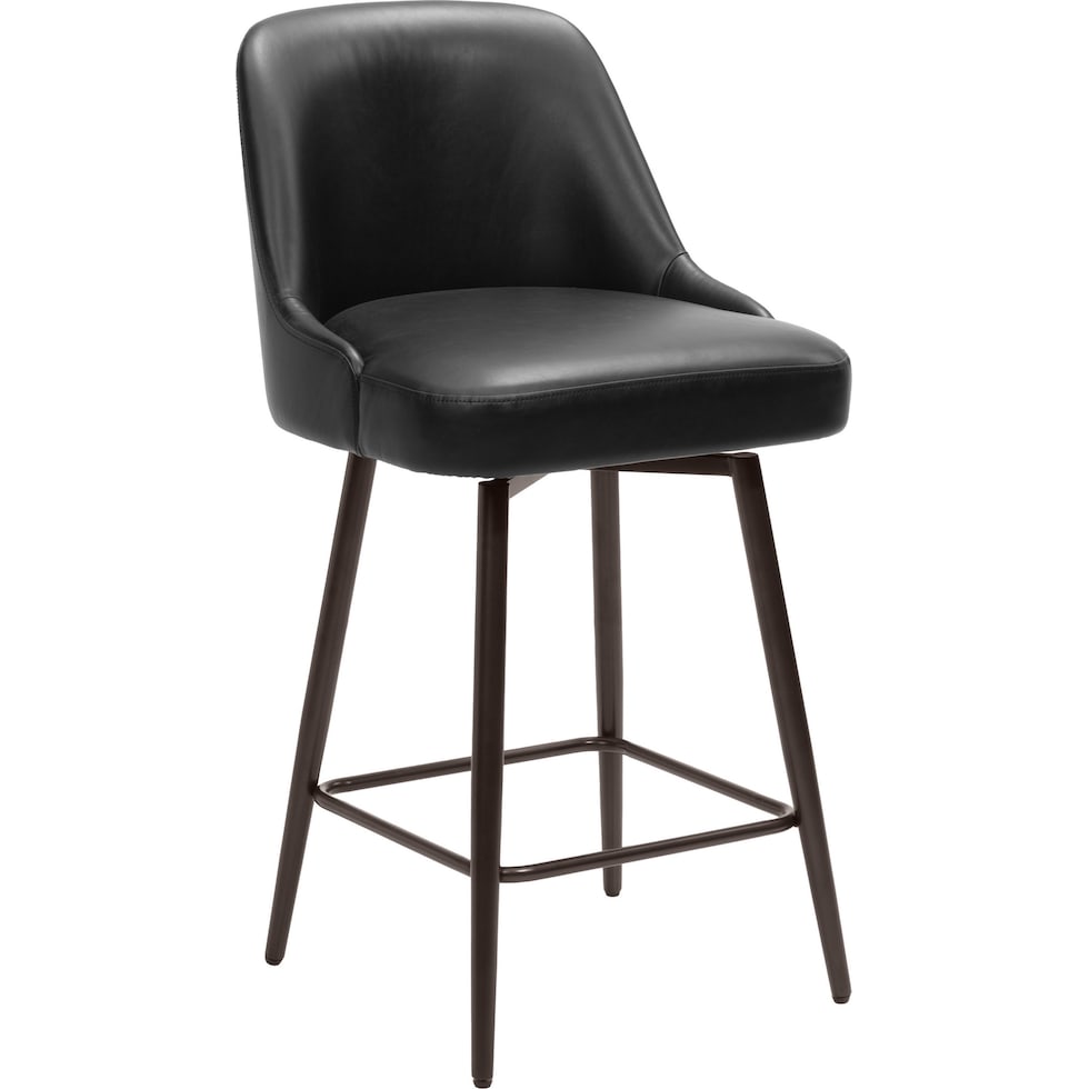 siara black counter height stool   