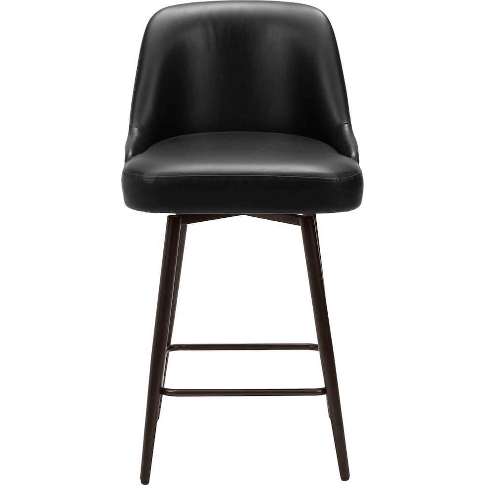 siara black counter height stool   