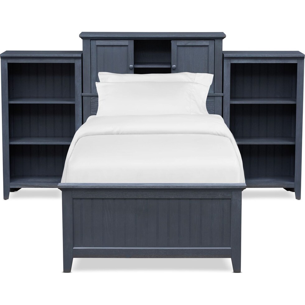 sidney blue  pc full bedroom   