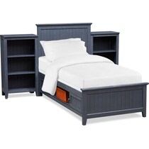 sidney blue  pc full bedroom   