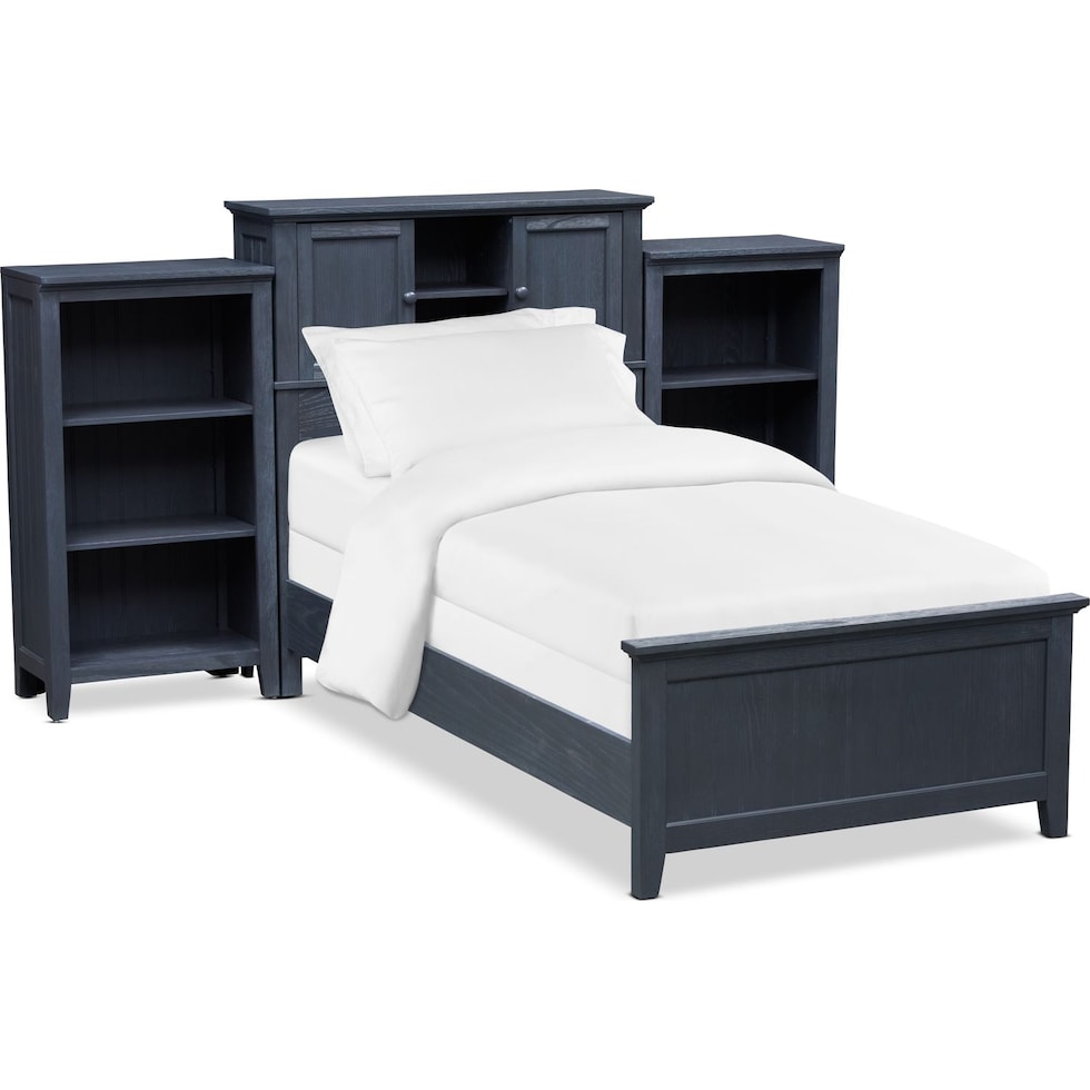 sidney blue  pc full bedroom   