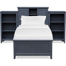 sidney blue  pc twin bedroom   