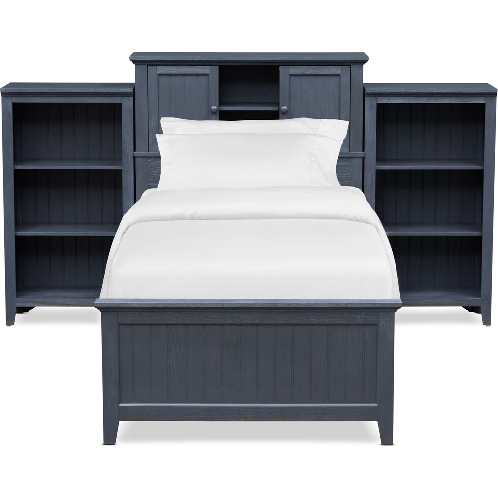 sidney blue  pc twin bedroom   