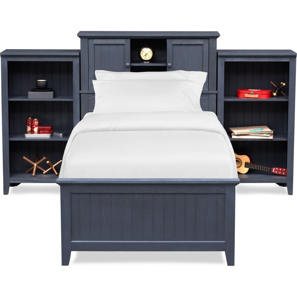 sidney blue  pc twin bedroom   