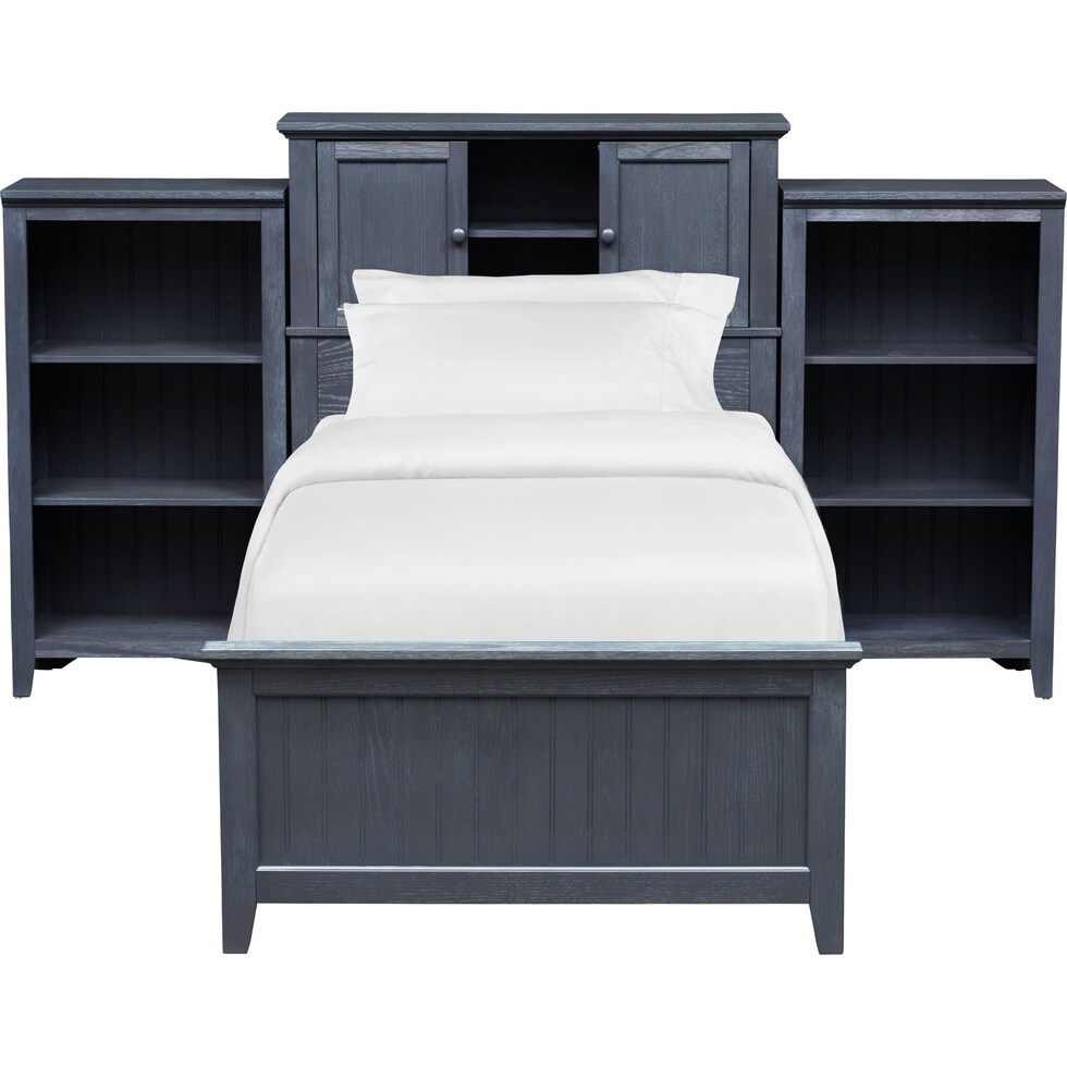 sidney blue  pc twin bedroom   