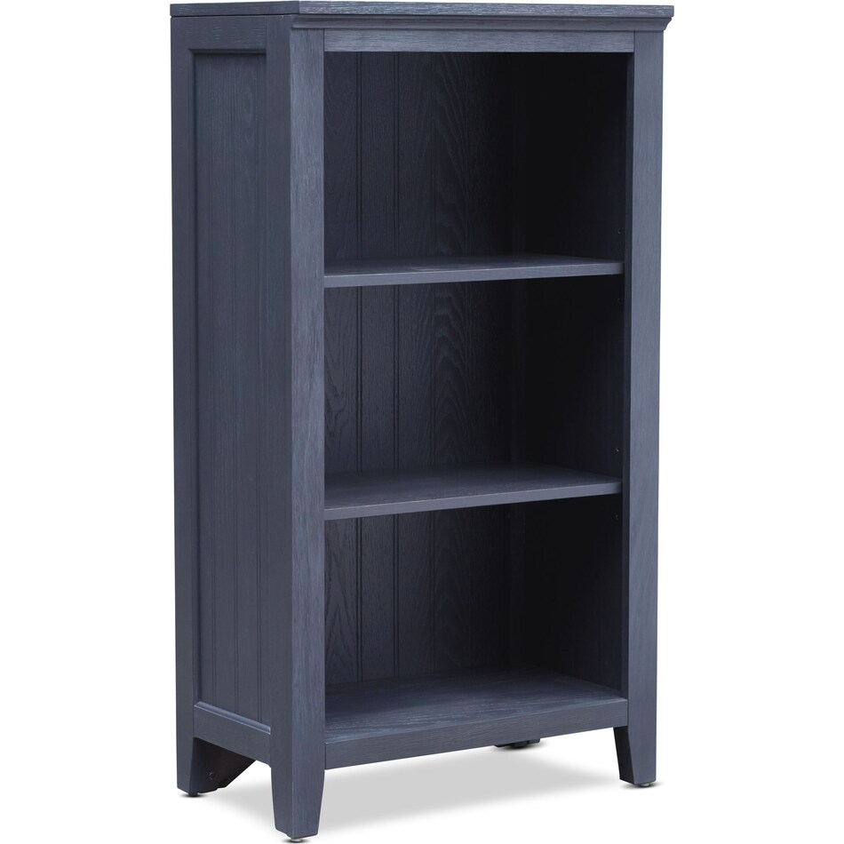 Sidney Bookcase Navy Value City Furniture