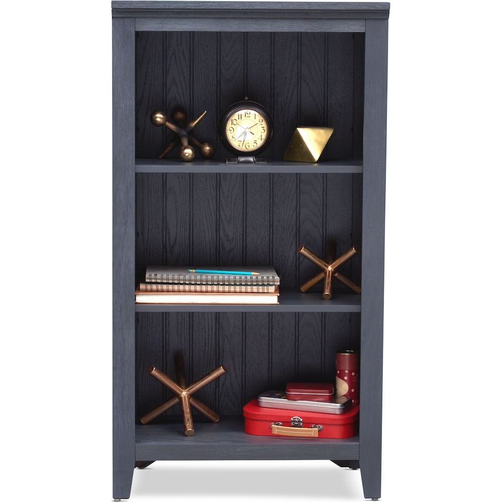 sidney blue bookcase   