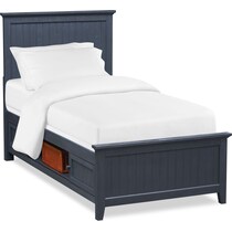 sidney blue full bed w storage   