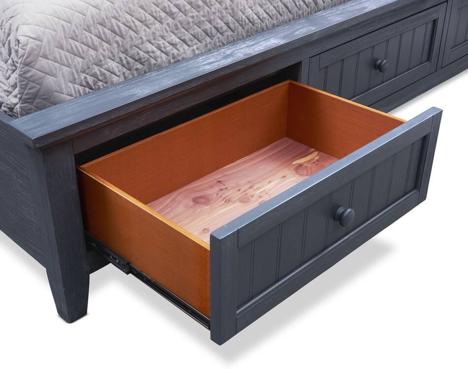 Sidney Full Lounge Bed Navy Value City Furniture