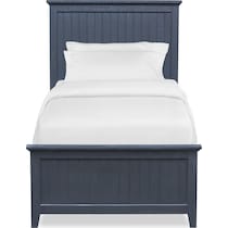 sidney blue twin bed with storage   