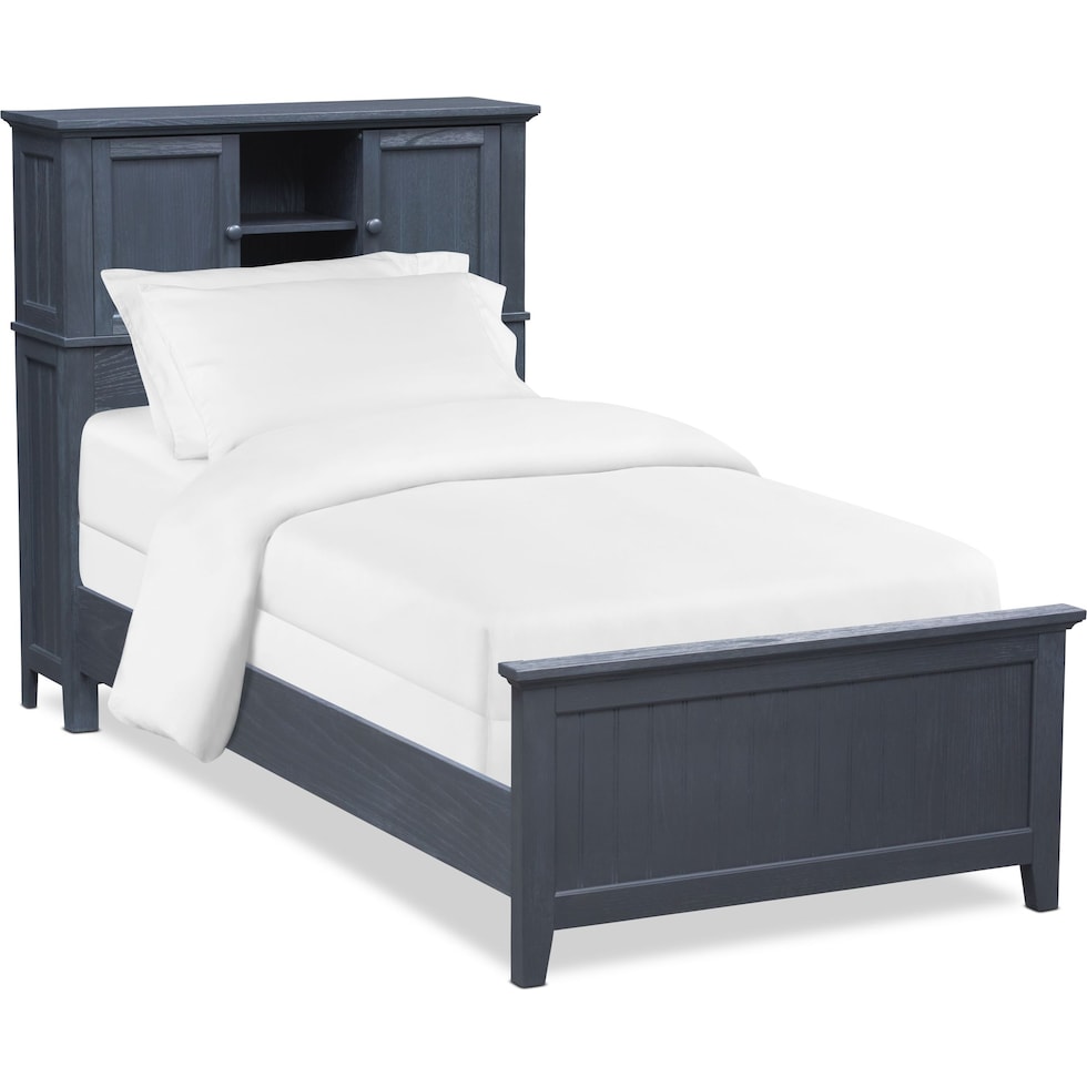 sidney blue twin bed   