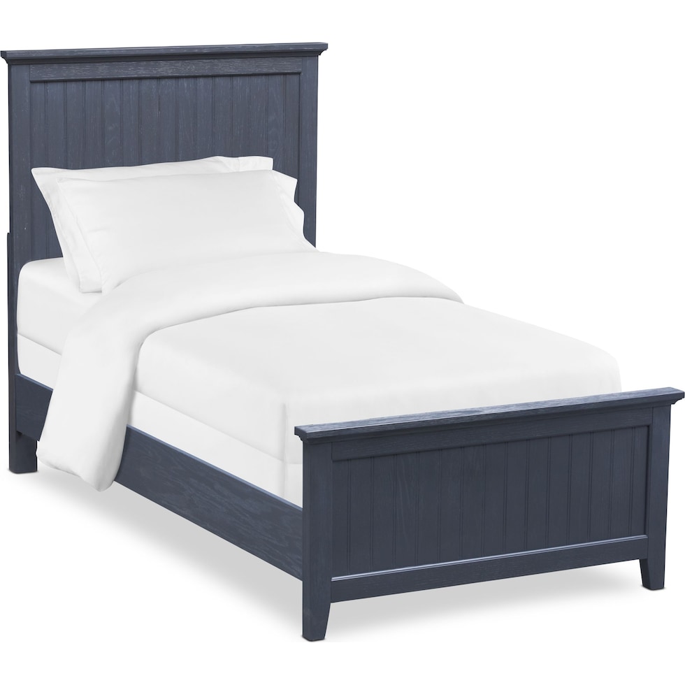 sidney blue twin bed   