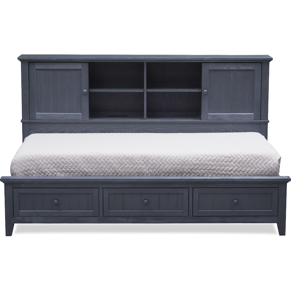 sidney blue twin lounge bed   