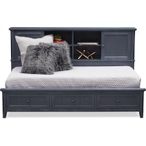 sidney blue twin lounge bed   