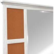 sidney white dresser & mirror   