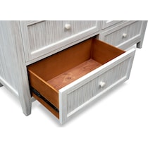 sidney white dresser & mirror   