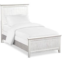 sidney white full bed   