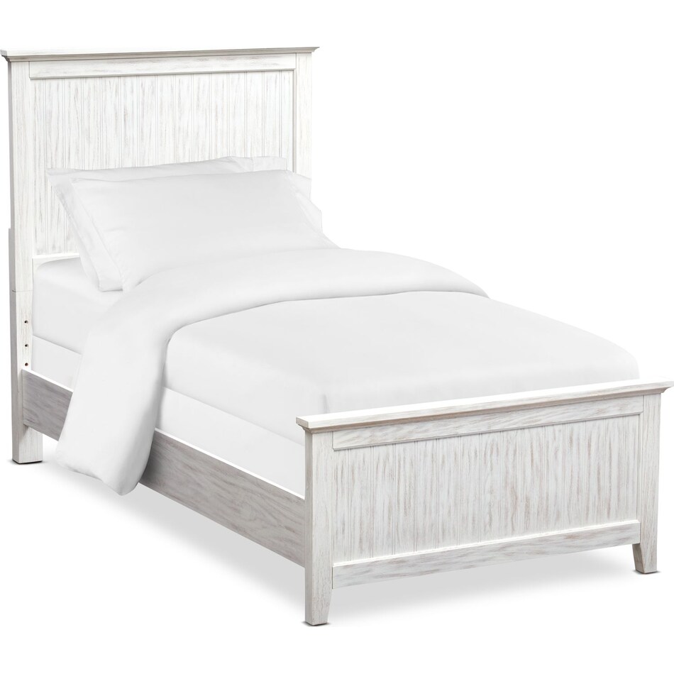 sidney white full bed   
