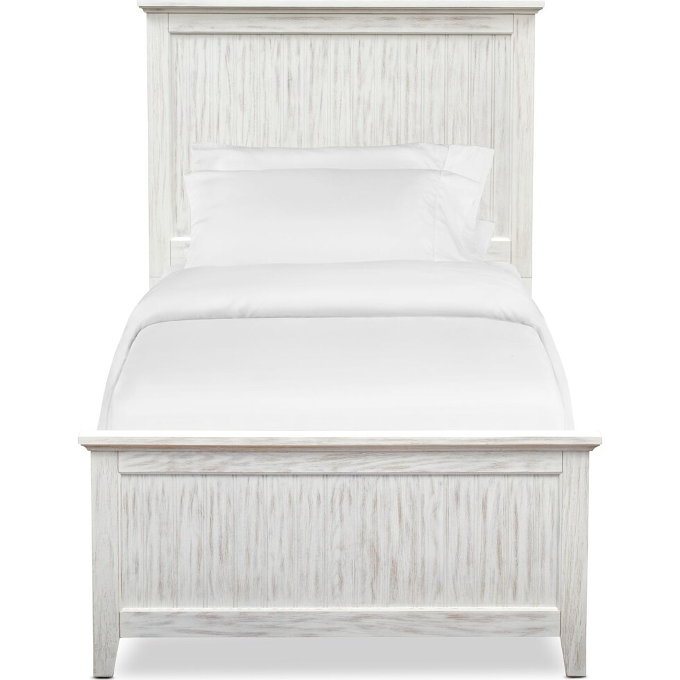 sidney white full bed   