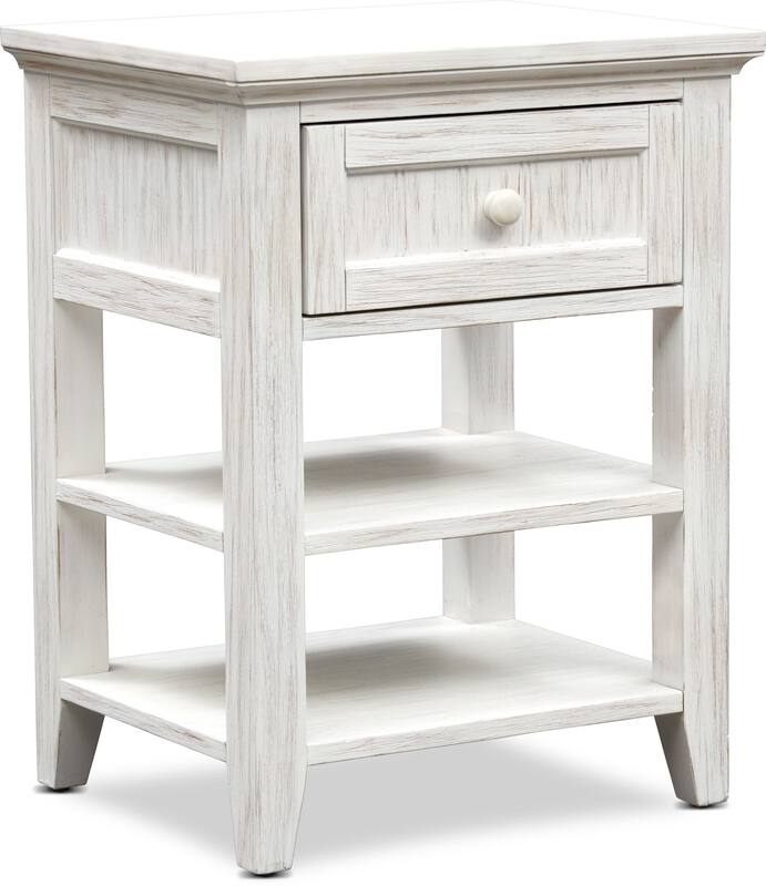 Sidney Nightstand White Value City Furniture