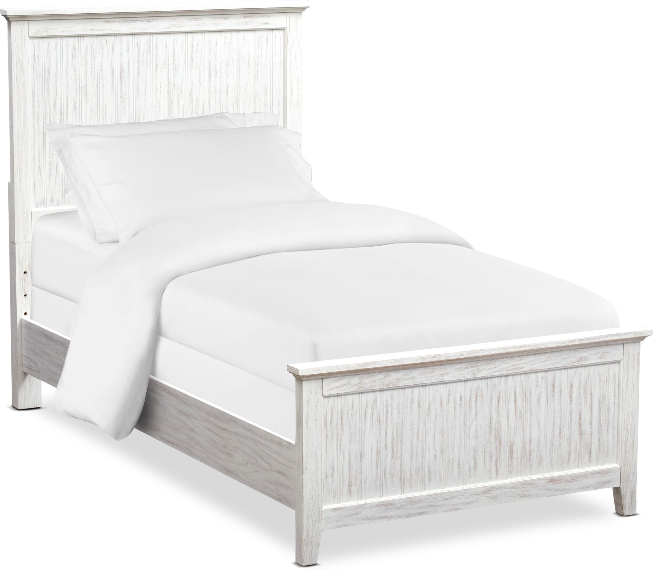 Sidney Twin Bed White Value City Furniture