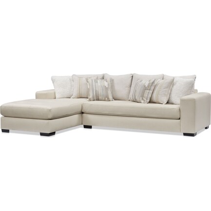 Siena 2-Piece Sectional with Left-Facing Chaise