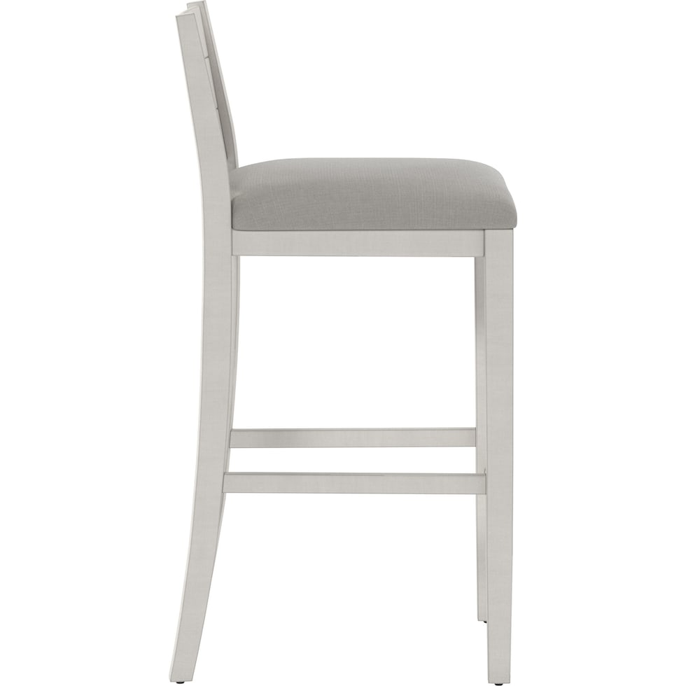 siena white bar stool   