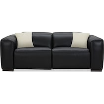 sierra black  pc power reclining sofa   