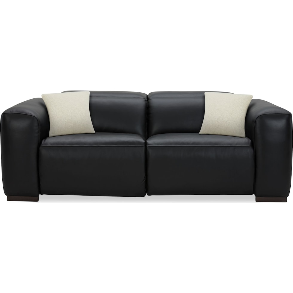 sierra black  pc power reclining sofa   