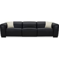 sierra black  pc power reclining sofa   