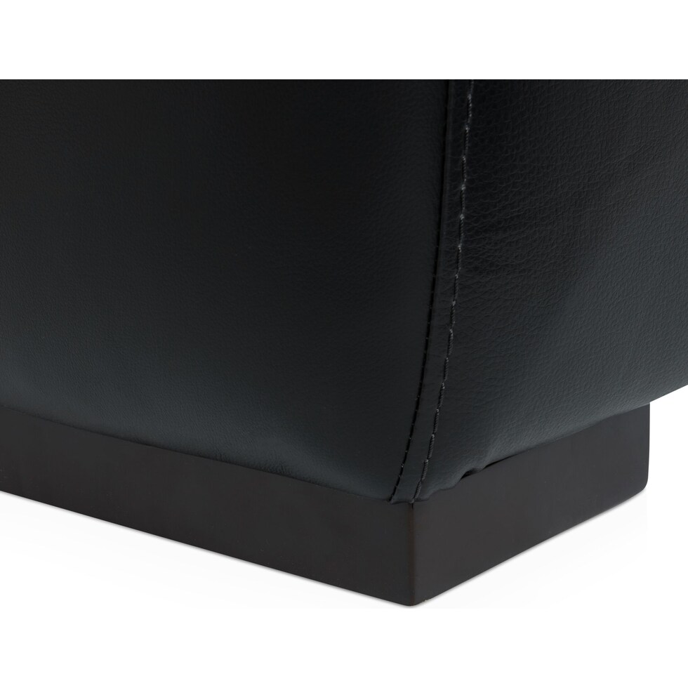 sierra black  pc power reclining sectional   