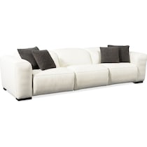 sierra white  pc power reclining sofa   