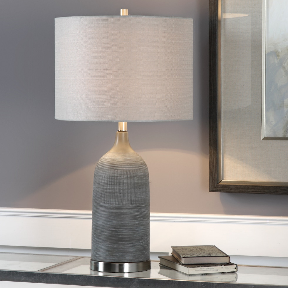 sigrid dark brown table lamp   