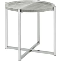 silver  pc occasional tables   