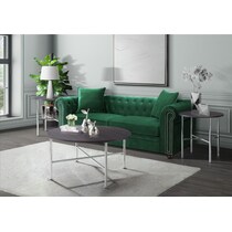 silver pc table set   