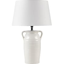 silvi white table lamp   